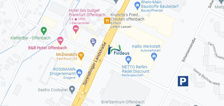 Firdeus Offenbach - Karta